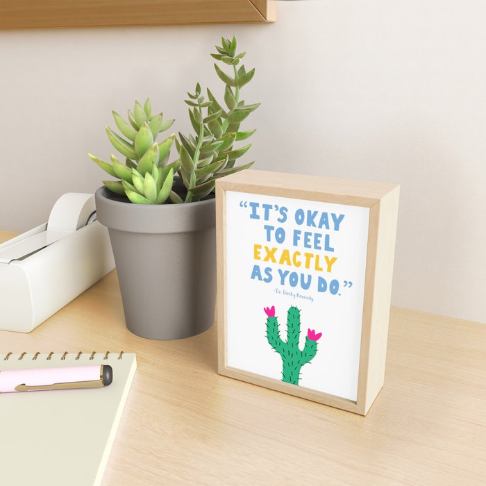 Good Inside® No Bad Feelings Mini Art Print Gallery Image 2