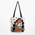 Boho Valentine Braids Tote Bag Gallery Image 2