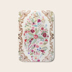 Vintage American Floral Rug Print Bath Mat Gallery Image 1
