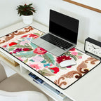 Vintage American Floral Rug Print Desk Mat Gallery Image 2