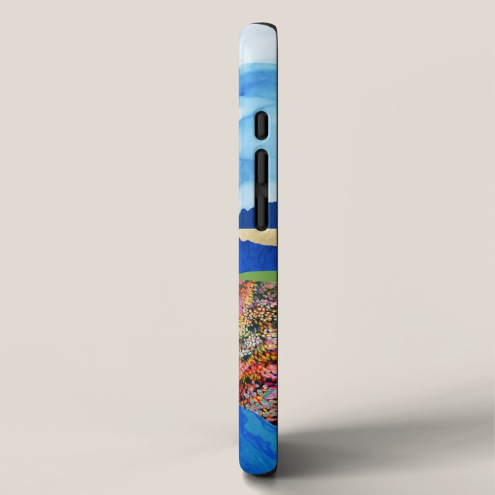 Flower Field Stream iPhone Case Gallery Image 2