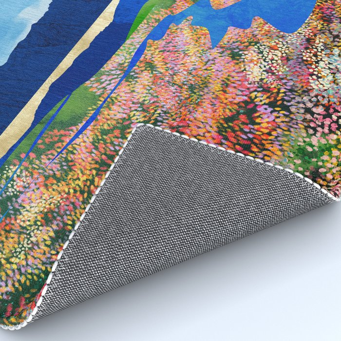 Flower Field Stream Rug Gallery Image 4