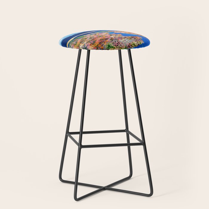 Flower Field Stream Stool Gallery Image 1