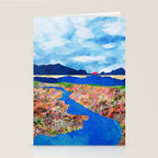 Flower Field Stream Stationery Card Gallery Image 2
