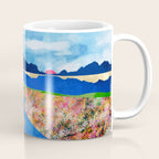 Flower Field Stream Coffee Mug Gallery Image 1
