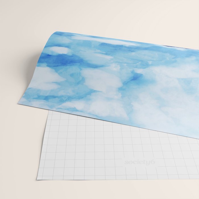 Flower Field Stream Wrapping Paper Gallery Image 2