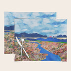 Flower Field Stream Placemat Gallery Image 1