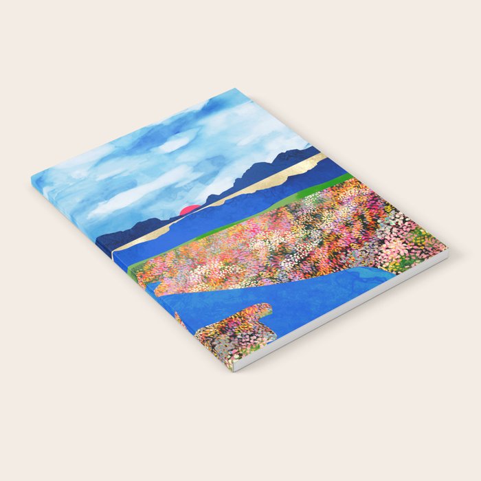 Flower Field Stream Notebook Gallery Image 2