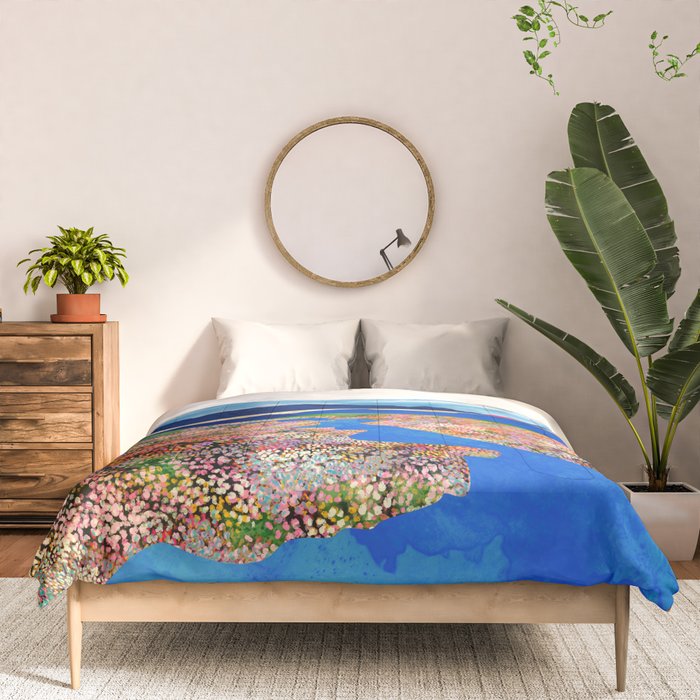 Flower Field Stream Comforter Gallery Image 3