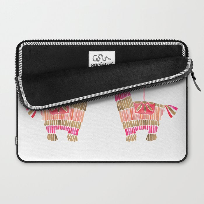 Mexican Donkey PinÌata - Pink & Rose Gold Palette Laptop Sleeve Gallery Image 2