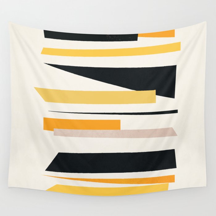 Abstract Minimal Shapes 97 Wall Tapestry Gallery Image 1