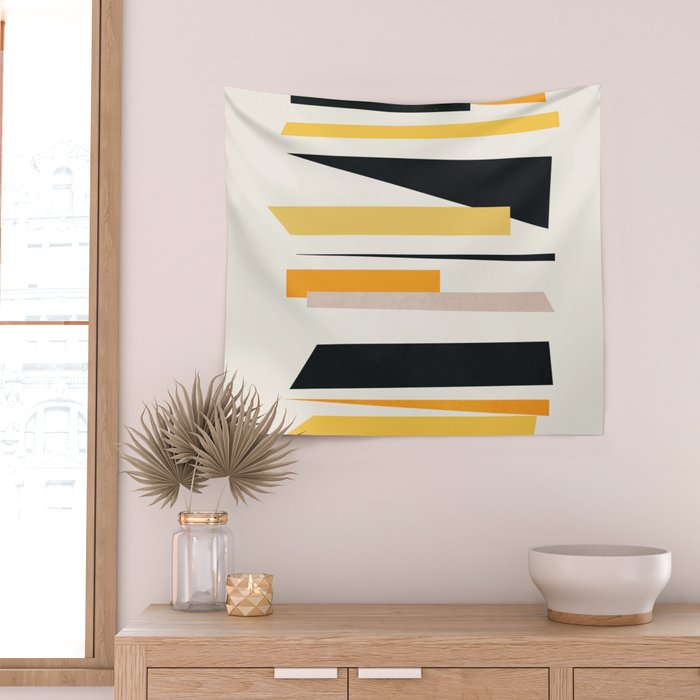 Abstract Minimal Shapes 97 Wall Tapestry Gallery Image 2