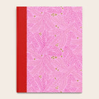 Winter Berries & Pine Branches in Pink & Gold Notebook Gallery Image 4