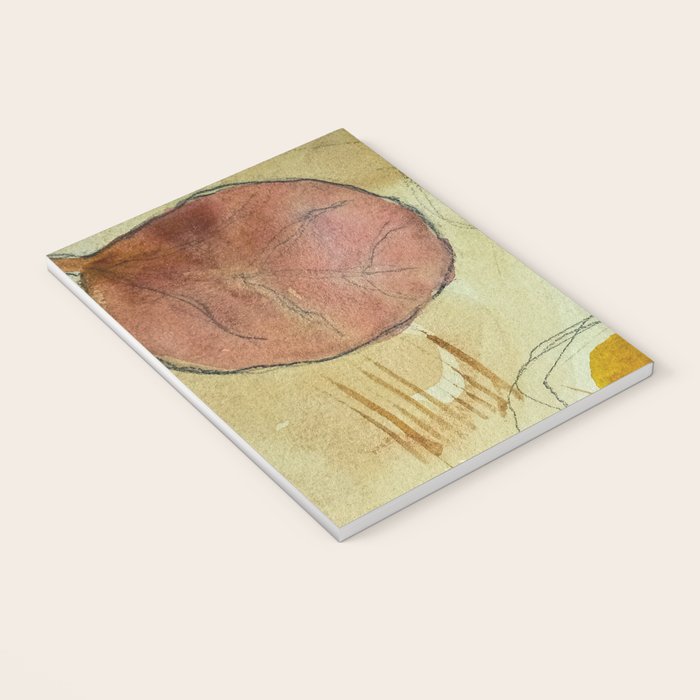 the sun rises and sets modern abstract mixed media painting Notebook Gallery Image 3