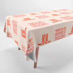 This is My Second Rodeo (pink and orange old west letters) Tablecloth Gallery Image 1