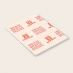 This is My Second Rodeo (pink and orange old west letters) Notebook Gallery Image 3