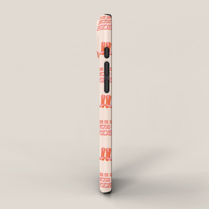This is My Second Rodeo (pink and orange old west letters) iPhone Case Gallery Image 2