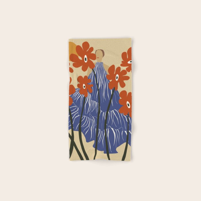 Floral fairy fashion  Bath Towel Gallery Image 1
