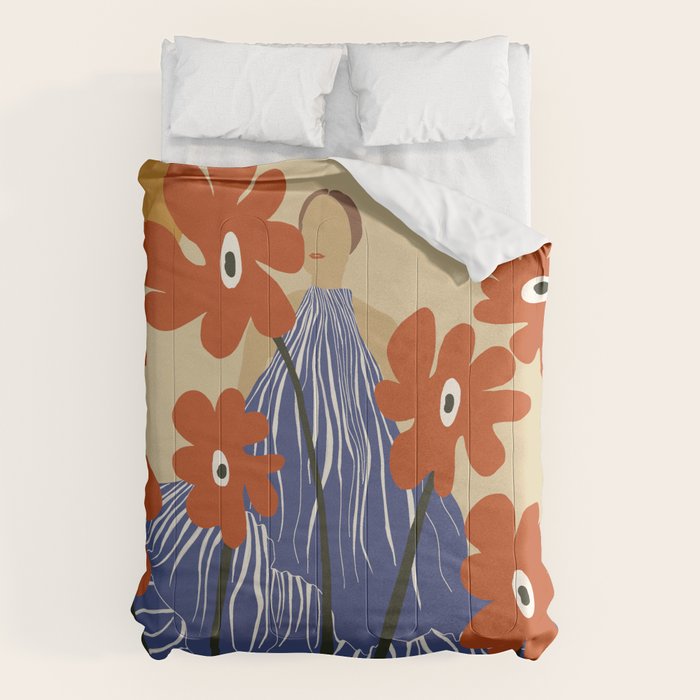 Floral fairy fashion  Comforter Gallery Image 6