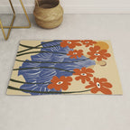 Floral fairy fashion  Rug Gallery Image 1
