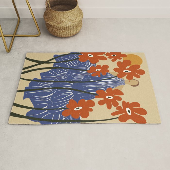 Floral fairy fashion  Rug Gallery Image 1