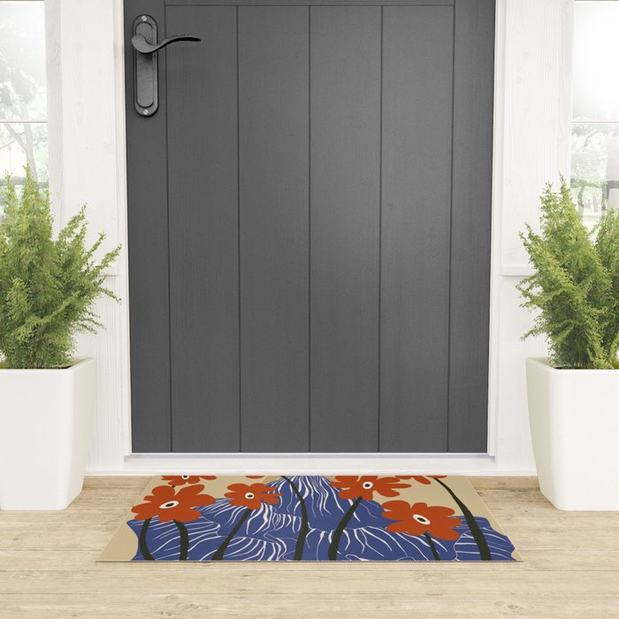 Floral fairy fashion  Welcome Mat Gallery Image 3