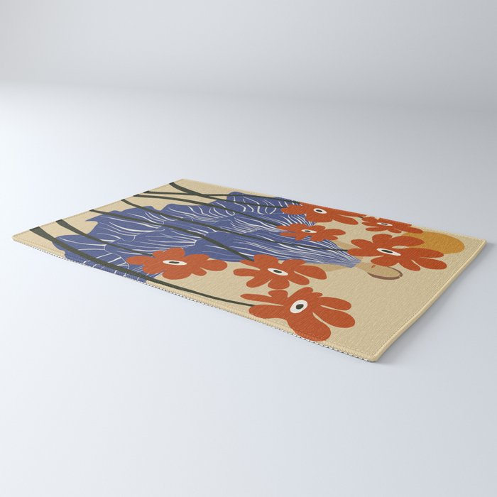 Floral fairy fashion  Rug Gallery Image 3