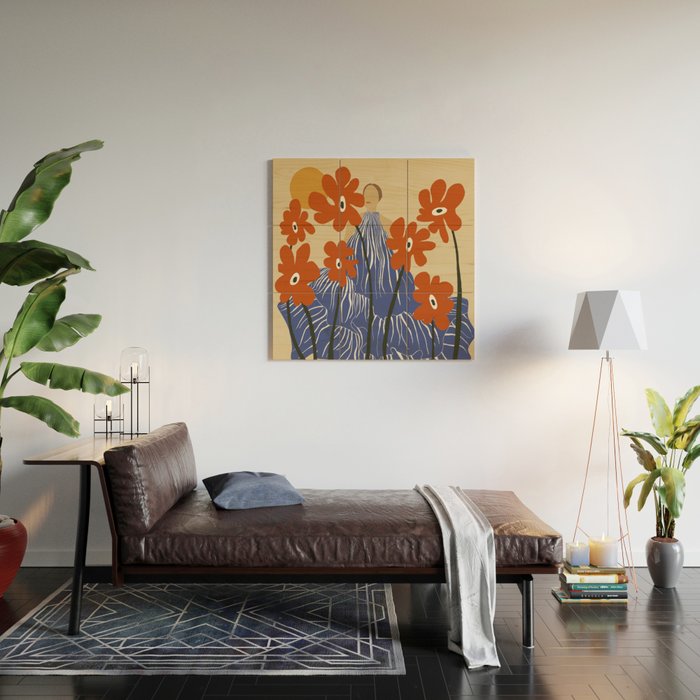 Floral fairy fashion  Wood Wall Art Gallery Image 2