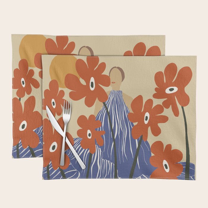 Floral fairy fashion  Placemat Gallery Image 1