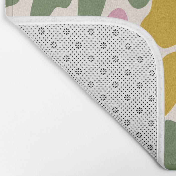 Big Groovy Flower - Vintage Bath Mat Gallery Image 2