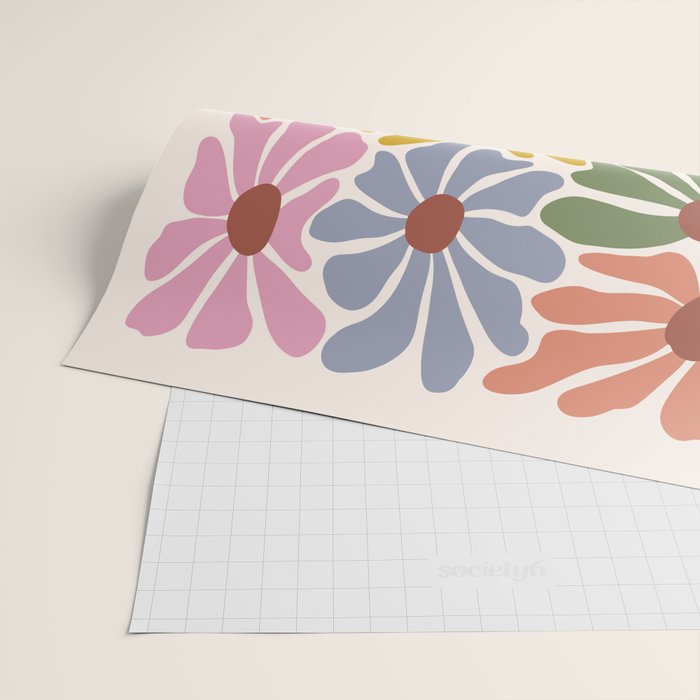 Big Groovy Flower - Vintage Wrapping Paper Gallery Image 2