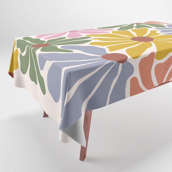 Big Groovy Flower - Vintage Tablecloth Gallery Image 1