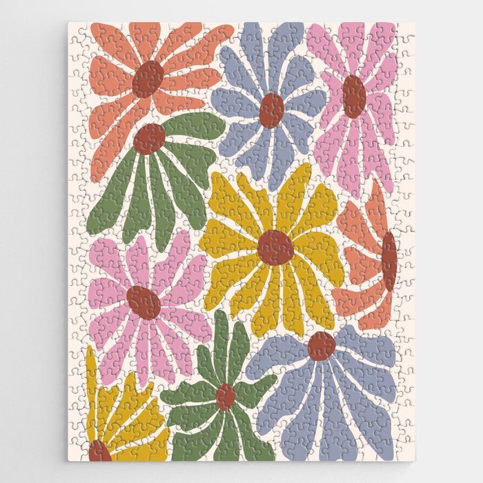 Big Groovy Flower - Vintage Jigsaw Puzzle Gallery Image 1