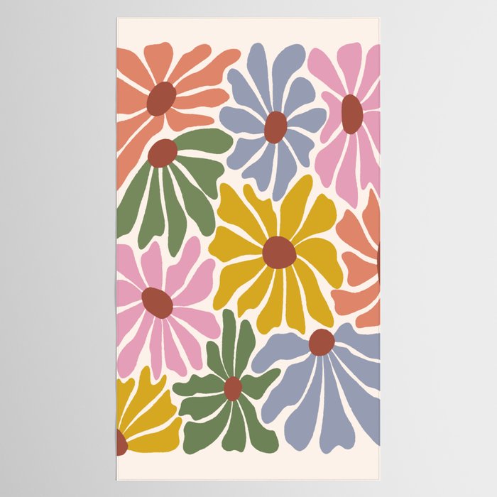 Big Groovy Flower - Vintage Tablecloth Gallery Image 2