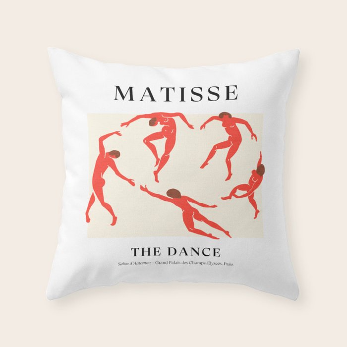 The Dance | Henri Matisse - La Danse Throw Pillow Gallery Image 6