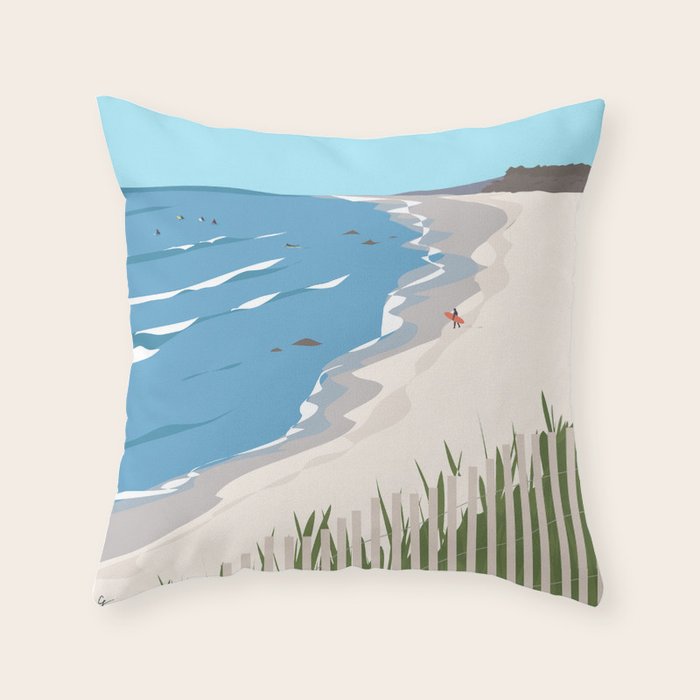 Montauk Summer Throw Pillow Gallery Image 6