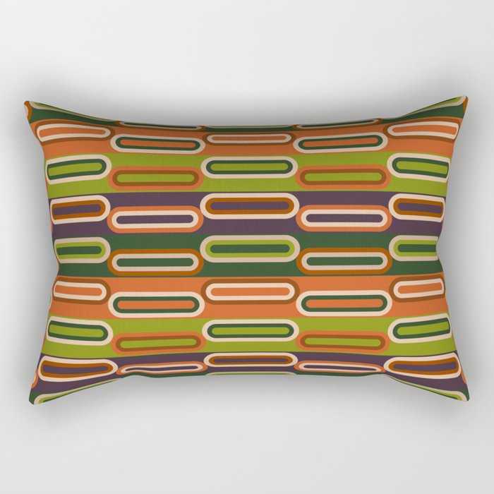 Mid Century Modern Geometry Rectangular Pillow Gallery Image 2