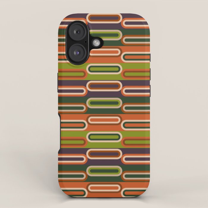 Mid Century Modern Geometry iPhone Case Gallery Image 1