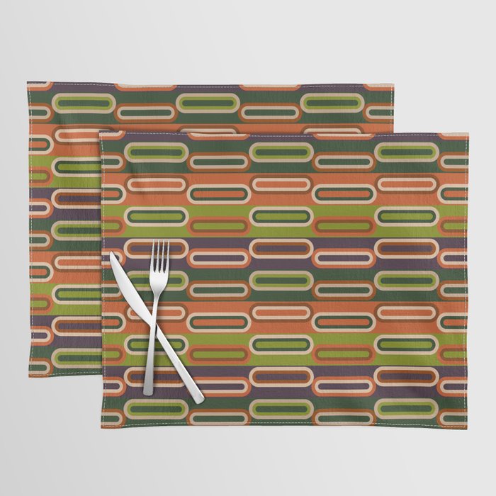 Mid Century Modern Geometry Placemat Gallery Image 1