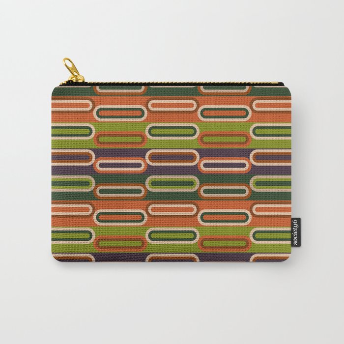 Mid Century Modern Geometry Carry All Pouch Gallery Image 1