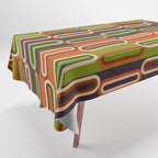 Mid Century Modern Geometry Tablecloth Gallery Image 1