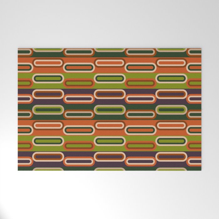 Mid Century Modern Geometry Welcome Mat Gallery Image 1