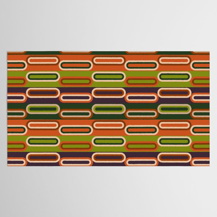 Mid Century Modern Geometry Tablecloth Gallery Image 2