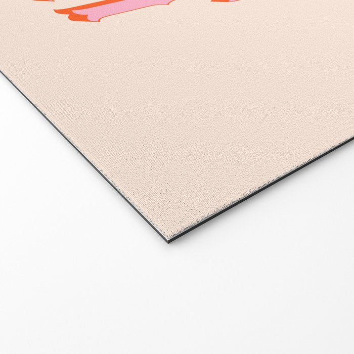 Southern Snark: Bless your heart (bright pink and orange) Welcome Mat Gallery Image 2