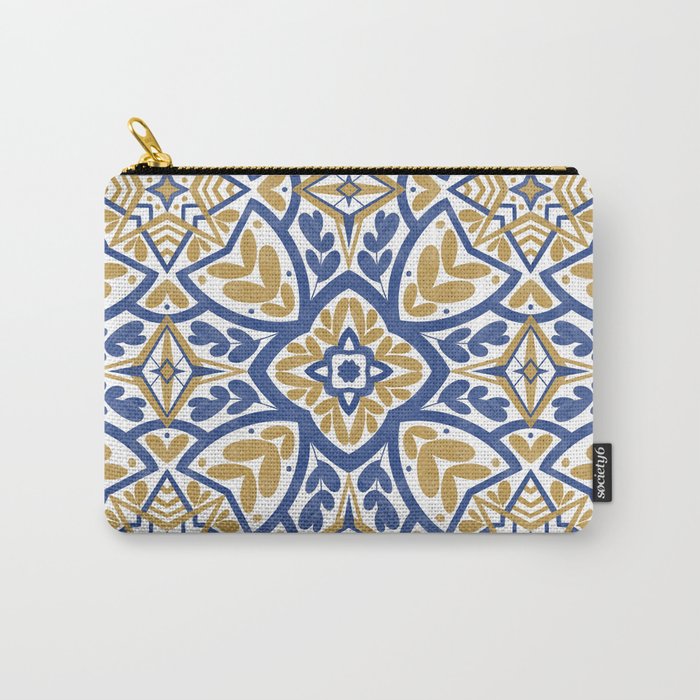 Intricate Ornamentals tiles NS Carry All Pouch Gallery Image 1