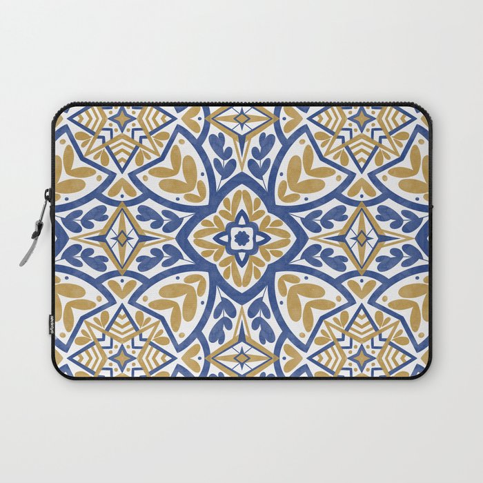 Intricate Ornamentals tiles NS Laptop Sleeve Gallery Image 1
