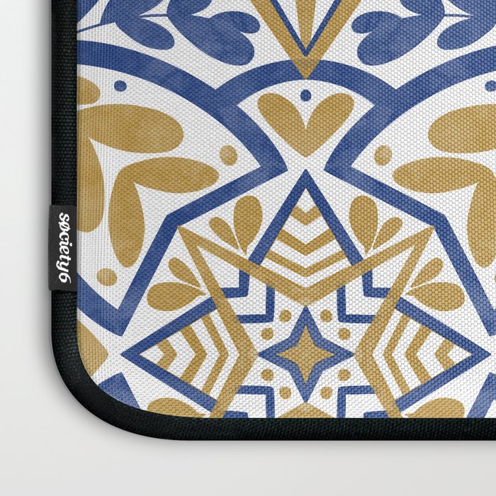 Intricate Ornamentals tiles NS Laptop Sleeve Gallery Image 3