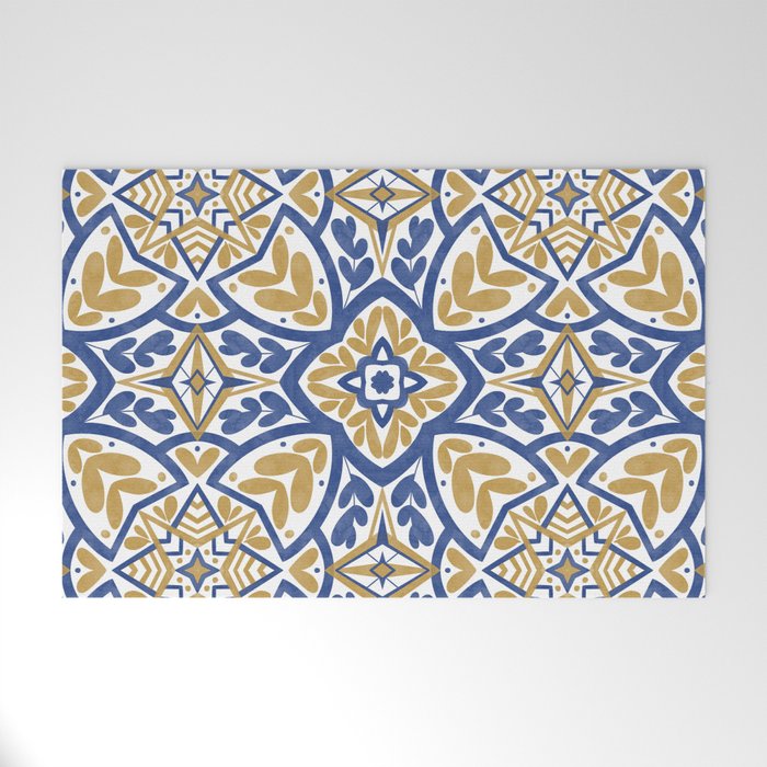 Intricate Ornamentals tiles NS Welcome Mat Gallery Image 1