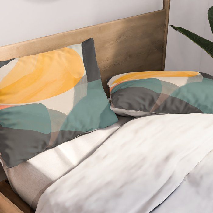 Modern Abstract Art 143 Pillow Sham Gallery Image 2