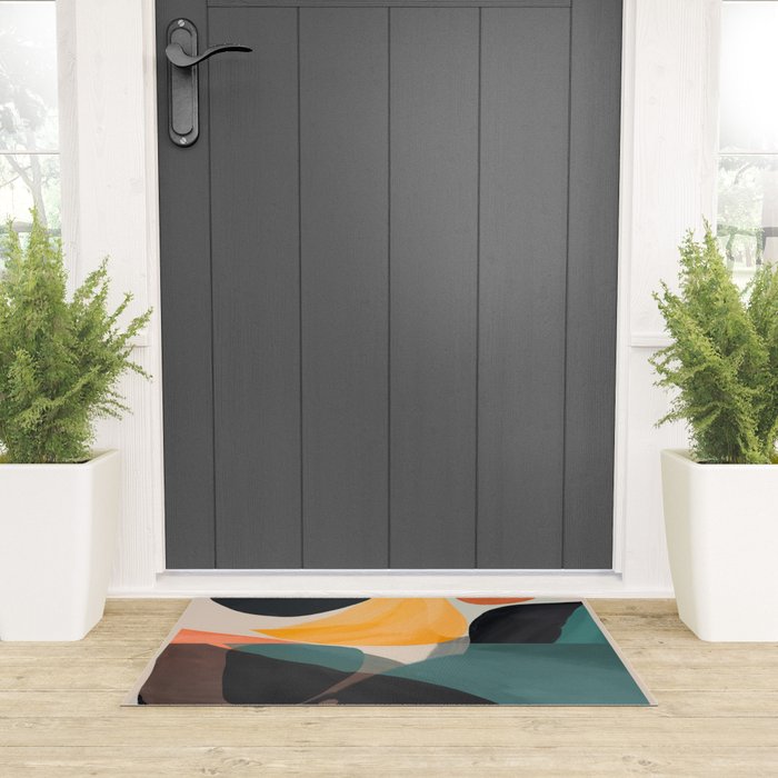Modern Abstract Art 143 Welcome Mat Gallery Image 3